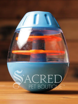 Tip and Roll Treat Dispenser
