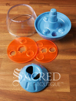 Tip and Roll Treat Dispenser