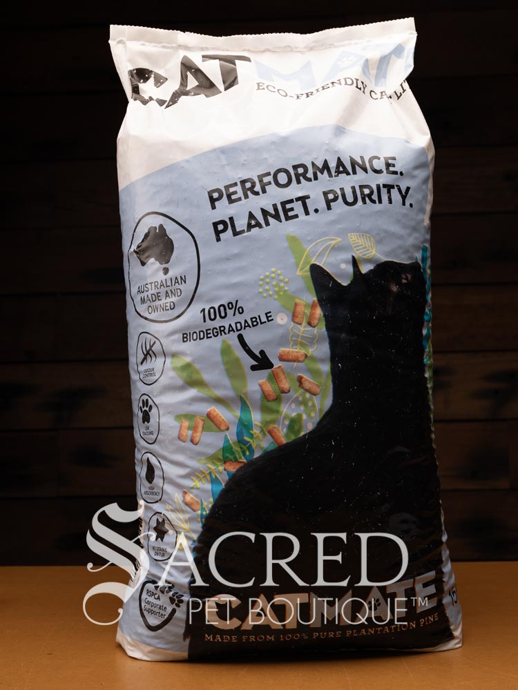 Catmate sawdust pellet cat and animal litter – Sacred Pet Boutique
