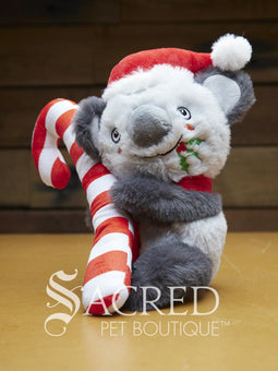 Christmas Koala with Candy Cane