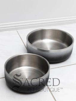 Doublewall Steel Dog Bowl