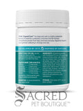 A white plastic bottle of Paw DigestCare dog and cat supplement with a teal and white label, shown against a white background with a 'SACRED PET BOUTIQUE' watermark at the bottom.