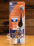 It's never to early to start your puppy in having clean teeth, lovely breath, and good dental hygiene. Includes a double ended toothbrush and toothpaste.