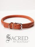 Soft Round Leather Collar