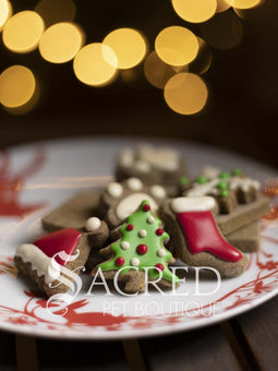 Christmas Dog Treats - 12 Dog Biscuit Box