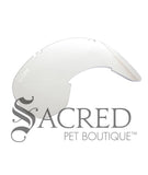 A single clear V1 Rex Specs replacement lens with the logo visible on the upper part of the lens. On a white background with a grey Sacred Pet Boutique watermark.