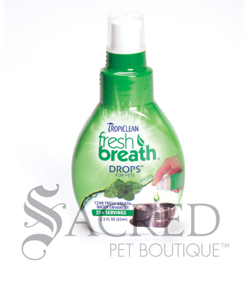 Breath Freshener Fresh Breath Drops For Pets TropiClean Fresh
