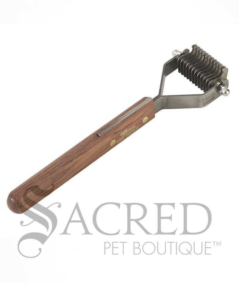 Double Wide Coat King For Dogs Undercoat Rake For Dogs Mars Coat