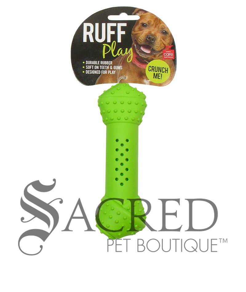 Bone Tough Rubber Dog Toys Gum Rubber Dog Bone Durable Chew Bone