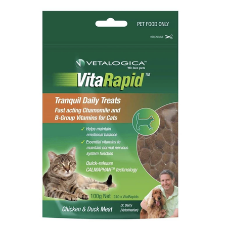 Vitarapid Tranquil Daily Treats for Cats