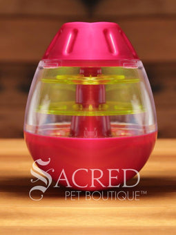 Tip and Roll Treat Dispenser